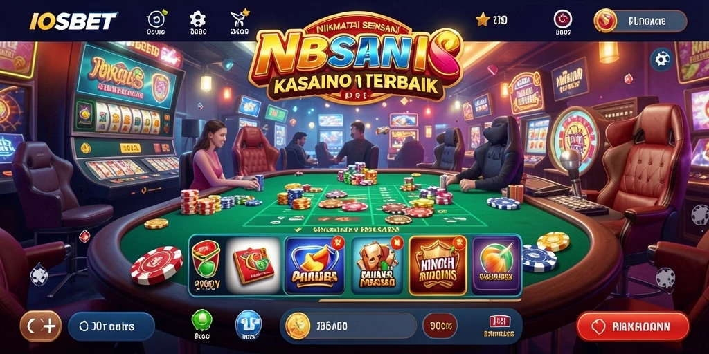 Screenshot gameplay IOSBET yang memperlihatkan aksi seru permainan Kasino.