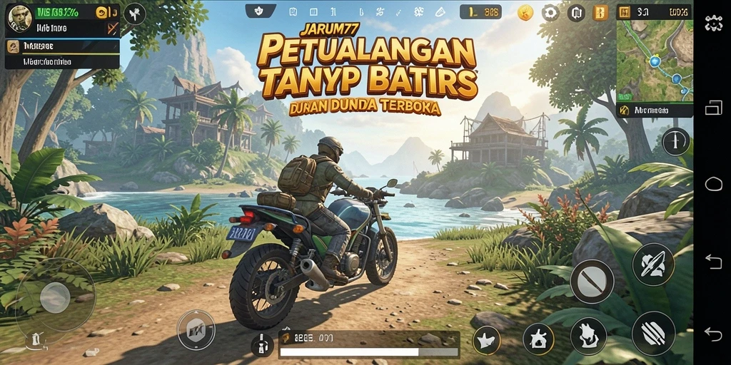 Tampilan gameplay <strong>JARUM77</strong> yang menakjubkan dalam dunia terbuka.